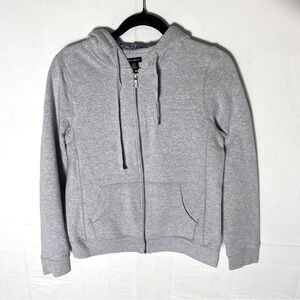 Champion Light Grey Zip Front Activewear Hoodie S
